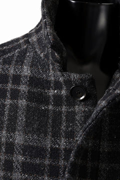 画像をギャラリービューアに読み込む, N/07 exclusive MAC COAT &quot;外套&quot; 格子縞 / SHETLAND WOOL TWEED (CHECK)