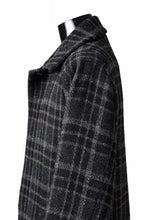 画像をギャラリービューアに読み込む, N/07 exclusive MAC COAT &quot;外套&quot; 格子縞 / SHETLAND WOOL TWEED (CHECK)