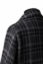 画像をギャラリービューアに読み込む, N/07 exclusive MAC COAT &quot;外套&quot; 格子縞 / SHETLAND WOOL TWEED (CHECK)