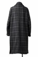 画像をギャラリービューアに読み込む, N/07 exclusive MAC COAT &quot;外套&quot; 格子縞 / SHETLAND WOOL TWEED (CHECK)