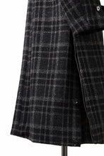 画像をギャラリービューアに読み込む, N/07 exclusive MAC COAT &quot;外套&quot; 格子縞 / SHETLAND WOOL TWEED (CHECK)