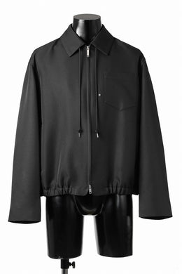 TARO HORIUCHI / th products Draw String Blouson / advanced twill (black)