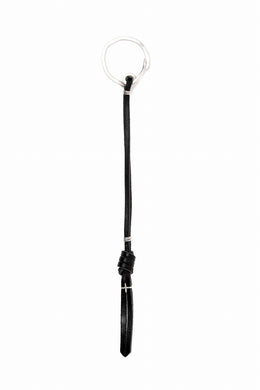 m.a+ silver / leather key holder / A-KH1 GR 3,0 (BLACK)