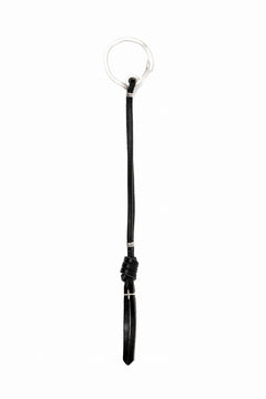 Load image into Gallery viewer, m.a+ silver / leather key holder / A-KH1 GR 3,0 (BLACK)