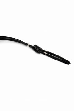 Load image into Gallery viewer, m.a+ silver / leather key holder / A-KH1 GR 3,0 (BLACK)