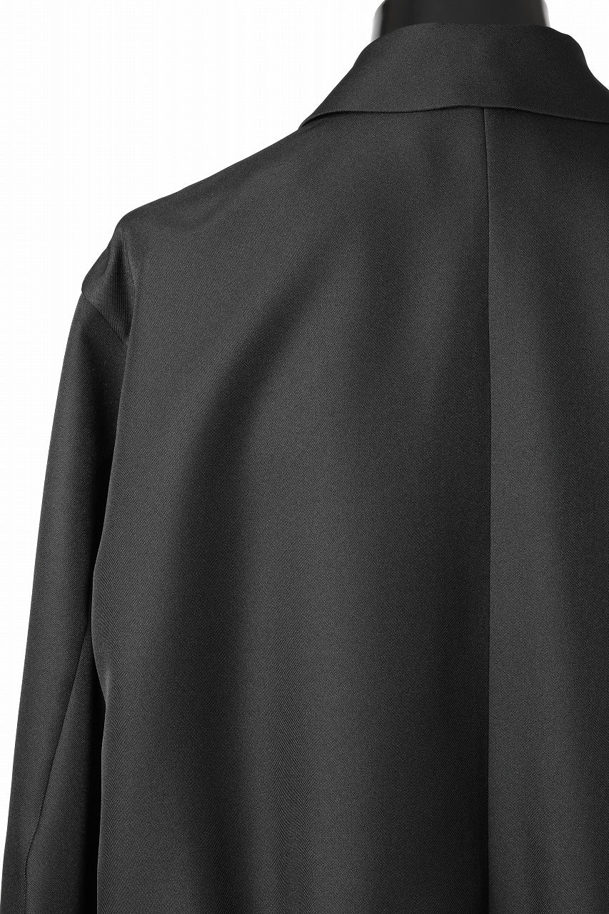 th products Draw String Blouson / advanced twill (black)