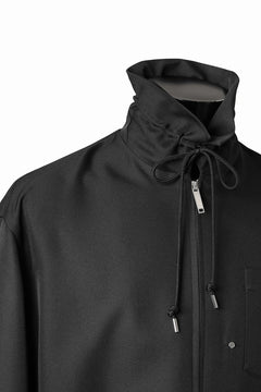 Load image into Gallery viewer, th products Draw String Blouson / advanced twill (black)