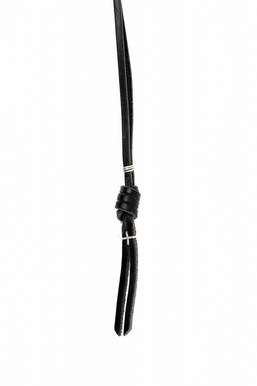 Load image into Gallery viewer, m.a+ silver / leather key holder / A-KH1 GR 3,0 (BLACK)
