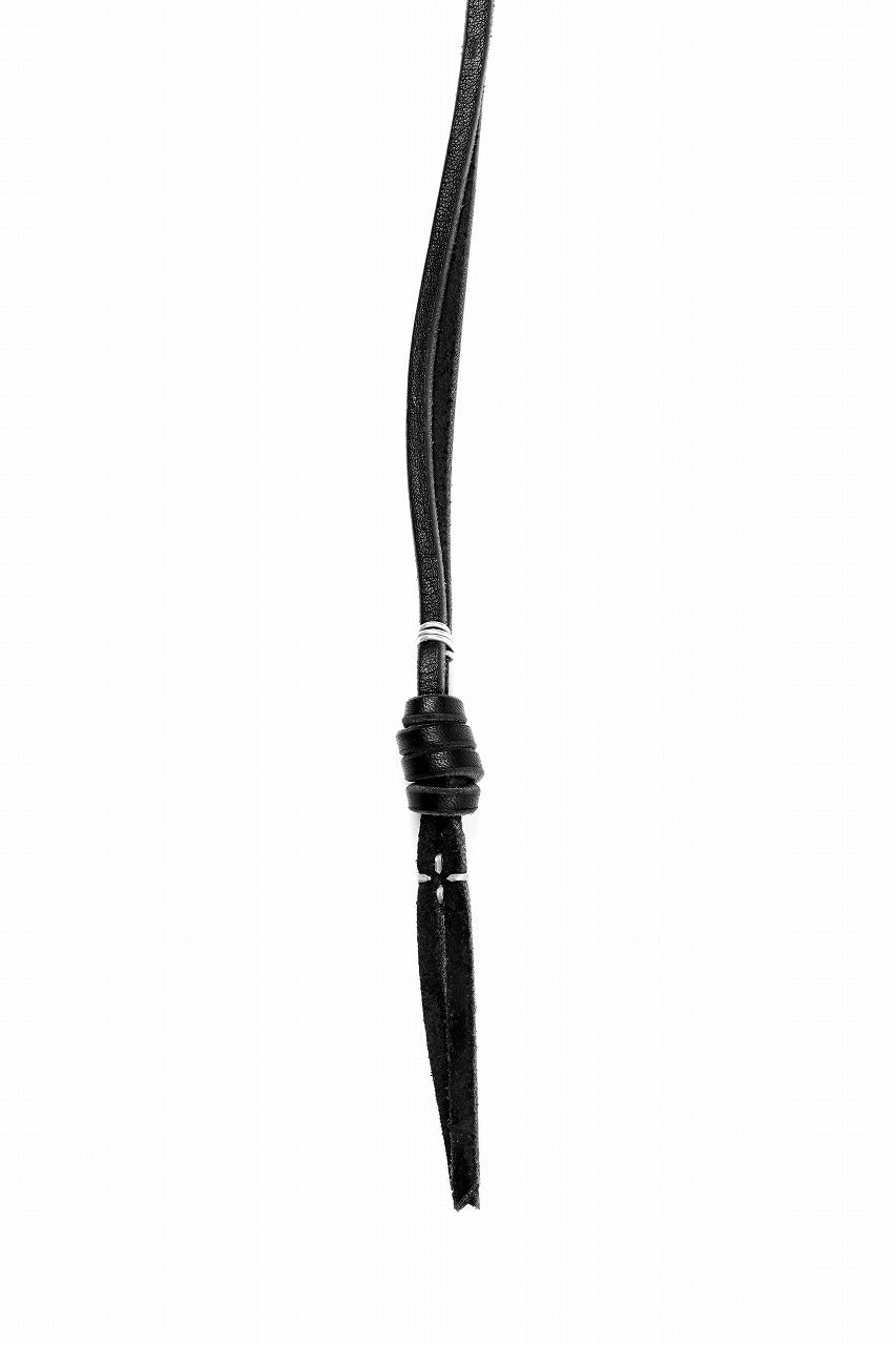 Load image into Gallery viewer, m.a+ silver / leather key holder / A-KH1 GR 3,0 (BLACK)