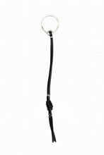 Load image into Gallery viewer, m.a+ silver / leather key holder / A-KH1 GR 3,0 (BLACK)