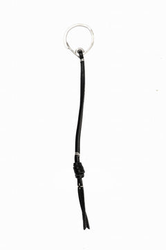 Load image into Gallery viewer, m.a+ silver / leather key holder / A-KH1 GR 3,0 (BLACK)