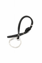Load image into Gallery viewer, m.a+ silver / leather key holder / A-KH1 GR 3,0 (BLACK)