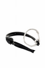 Load image into Gallery viewer, m.a+ silver / leather key holder / A-KH1 GR 3,0 (BLACK)