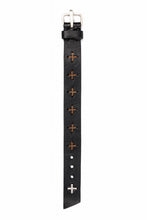 Load image into Gallery viewer, m.a+ cross stitched med wrist band / A-F8E1 GR 3,0 (BLACK)