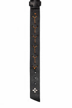 Load image into Gallery viewer, m.a+ cross stitched med wrist band / A-F8E1 GR 3,0 (BLACK)