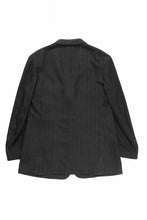 画像をギャラリービューアに読み込む, Y&#39;s for men 3 BUTTONS JACKET / RAYON HEATHER STRIPE (BLACK)