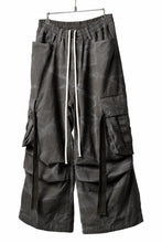 Load image into Gallery viewer, A.F ARTEFACT EXTREME WIDE CARGO PANTS / VINTAGE DYED (KHAKI)