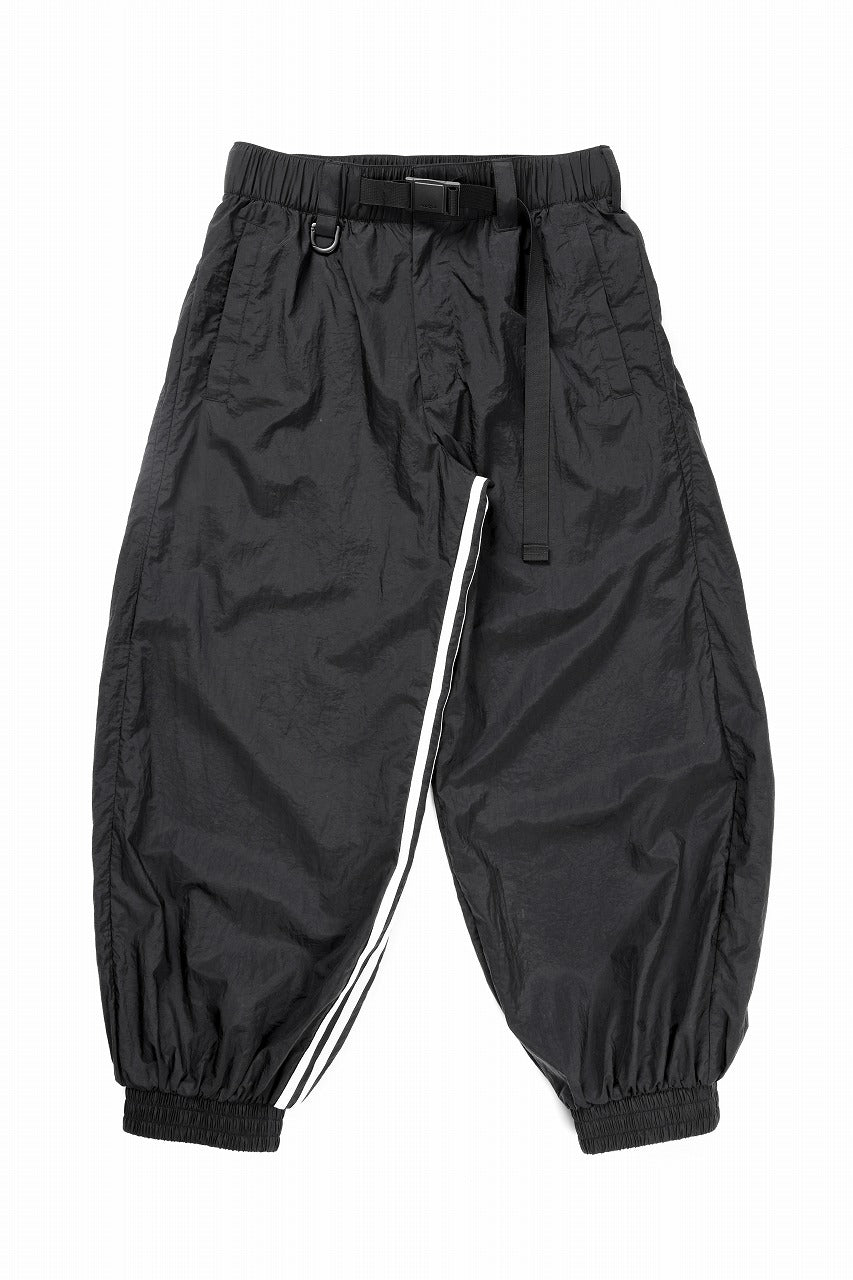 画像をギャラリービューアに読み込む, Y-3 Yohji Yamamoto 3 STRIPES LIGHT SHELL TRACK PANTS (BLACK)