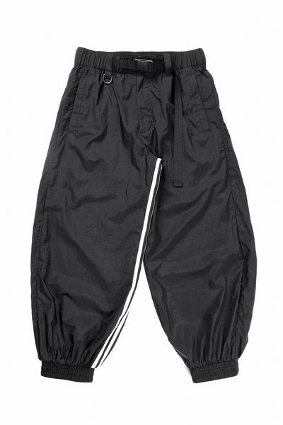 Y-3 Yohji Yamamoto 3 STRIPES LIGHT SHELL TRACK PANTS (BLACK)