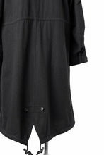 画像をギャラリービューアに読み込む, Y&#39;s for men MODS COAT WITH TOGGLE BUTTON / SMOOTH FLANNEL (BLACK)