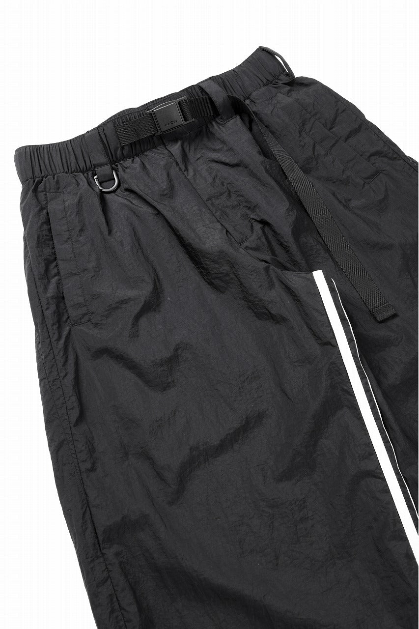 Y-3 Yohji Yamamoto 3 STRIPES LIGHT SHELL TRACK PANTS (BLACK)