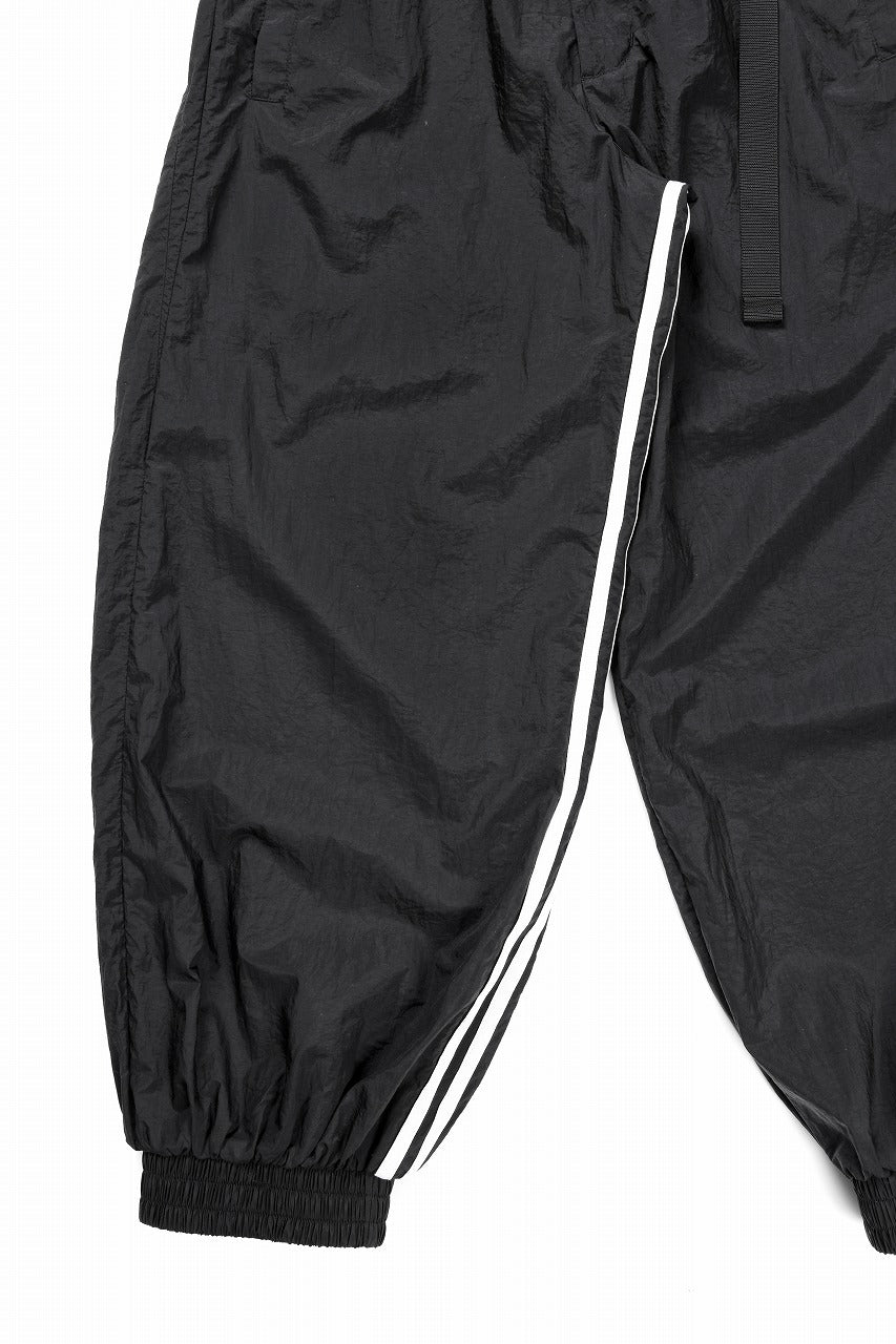 Y-3 Yohji Yamamoto 3 STRIPES LIGHT SHELL TRACK PANTS (BLACK)