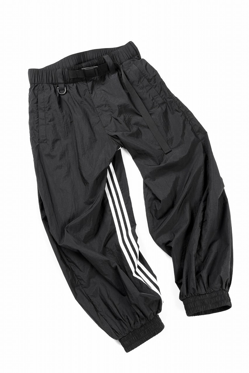 Y-3 Yohji Yamamoto 3 STRIPES LIGHT SHELL TRACK PANTS (BLACK)