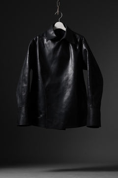 画像をギャラリービューアに読み込む, ierib exclusive Jean Coat-Blouson / Horse Nubuck Leather (BLACK)