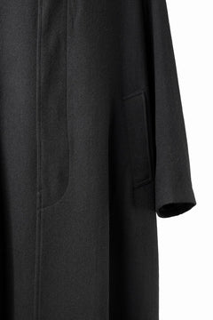 画像をギャラリービューアに読み込む, Y&#39;s for men  SOUTIEN COLLAR COAT / SMOOTH FLANNEL (BLACK)