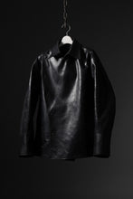 画像をギャラリービューアに読み込む, ierib exclusive Jean Coat-Blouson / Horse Nubuck Leather (BLACK)