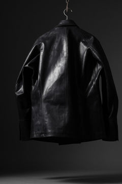 画像をギャラリービューアに読み込む, ierib exclusive Jean Coat-Blouson / Horse Nubuck Leather (BLACK)