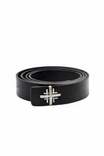 Load image into Gallery viewer, m.a+ double cross buckle medium belt / EX+1D GR3,0 (BLACK)