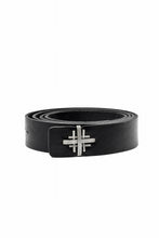 Load image into Gallery viewer, m.a+ double cross buckle medium belt / EX+1D GR3,0 (BLACK)
