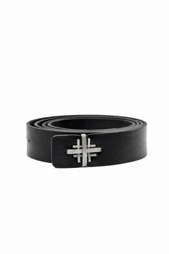 Load image into Gallery viewer, m.a+ double cross buckle medium belt / EX+1D GR3,0 (BLACK)