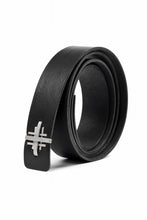 Load image into Gallery viewer, m.a+ double cross buckle medium belt / EX+1D GR3,0 (BLACK)