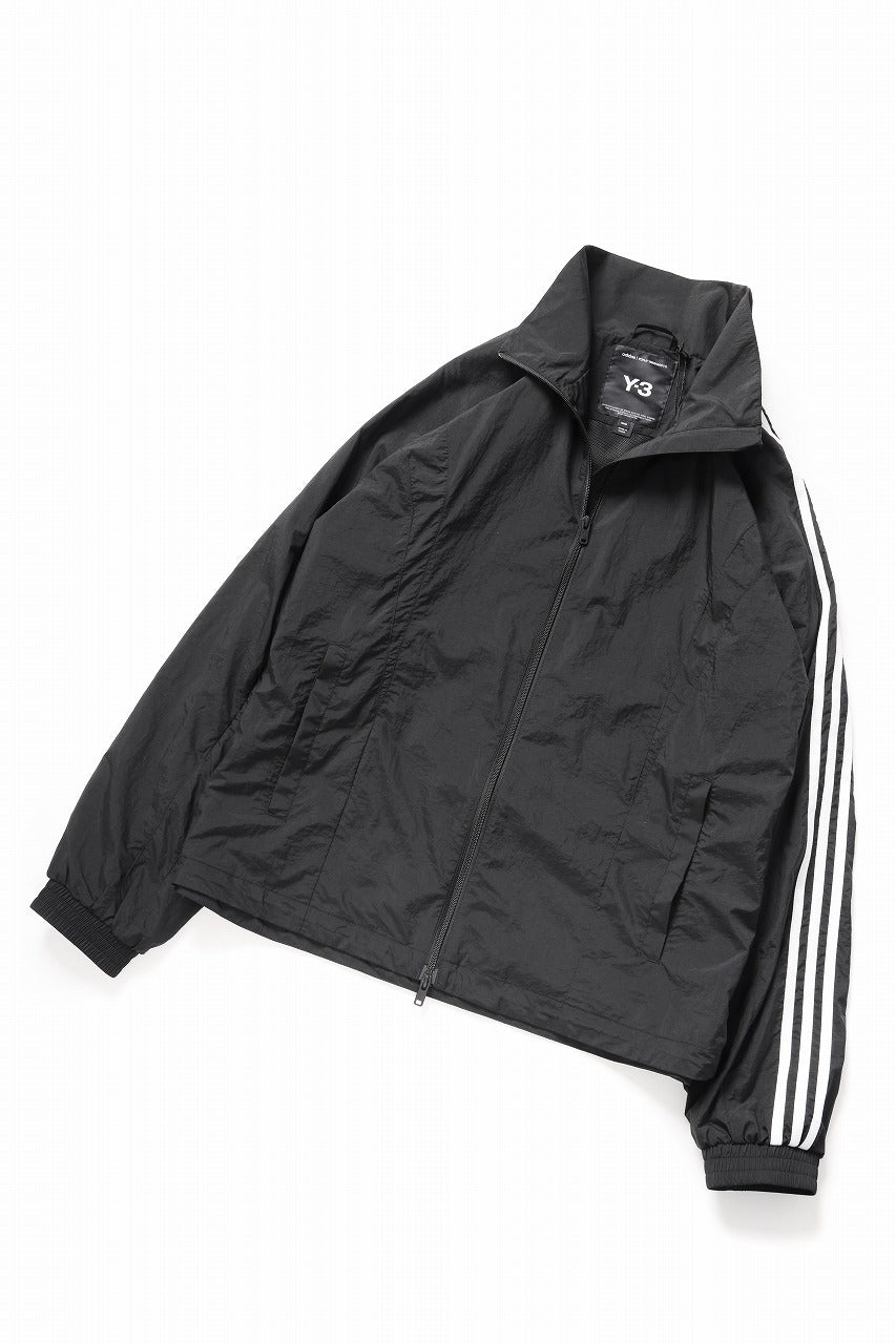 Y-3 Yohji Yamamoto 3 STRIPES LIGHT SHELL TRACK BLOUSON (BLACK)