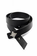 Load image into Gallery viewer, m.a+ double cross buckle medium belt / EX+1D GR3,0 (BLACK)