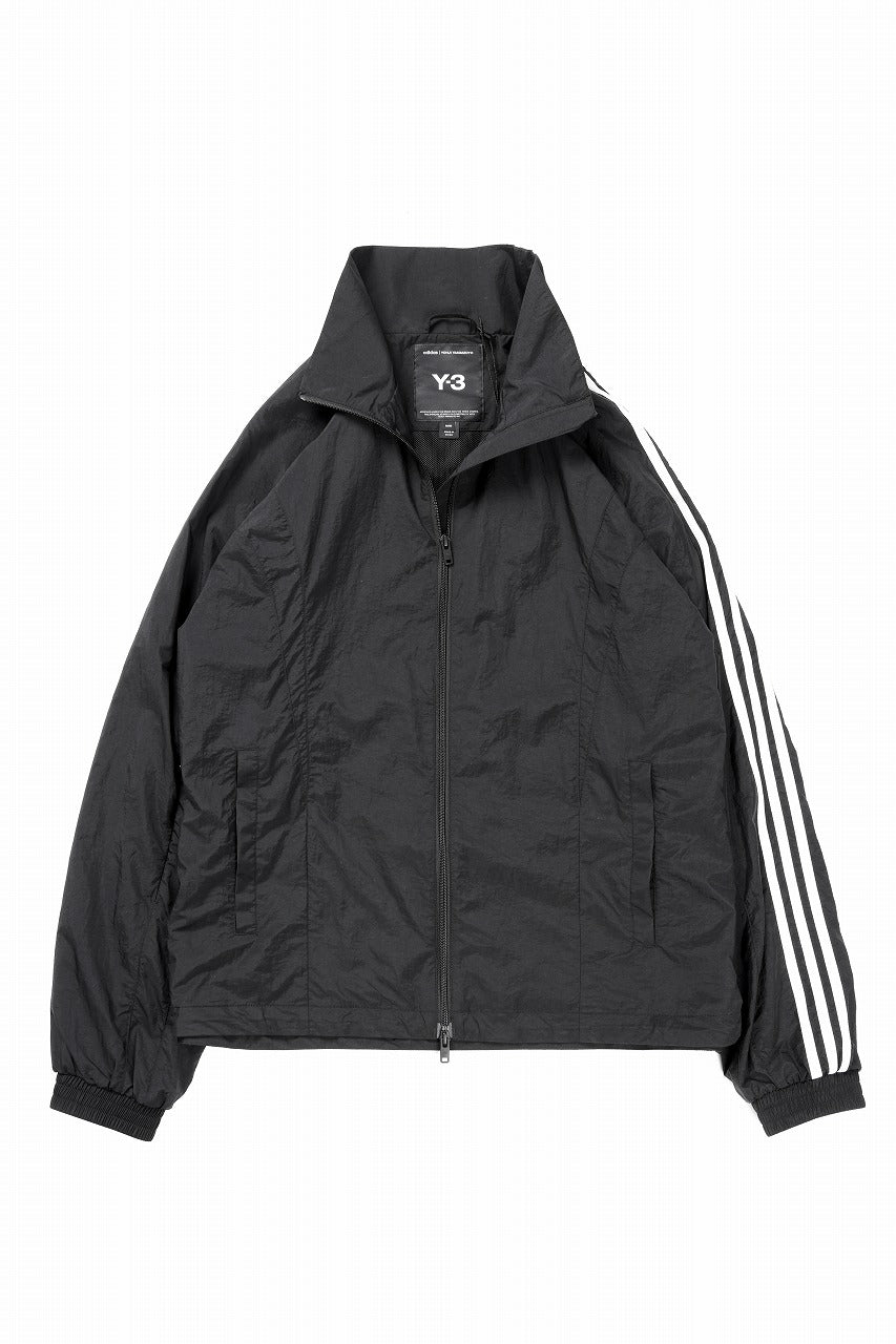 Y-3 Yohji Yamamoto 3 STRIPES LIGHT SHELL TRACK BLOUSON (BLACK)