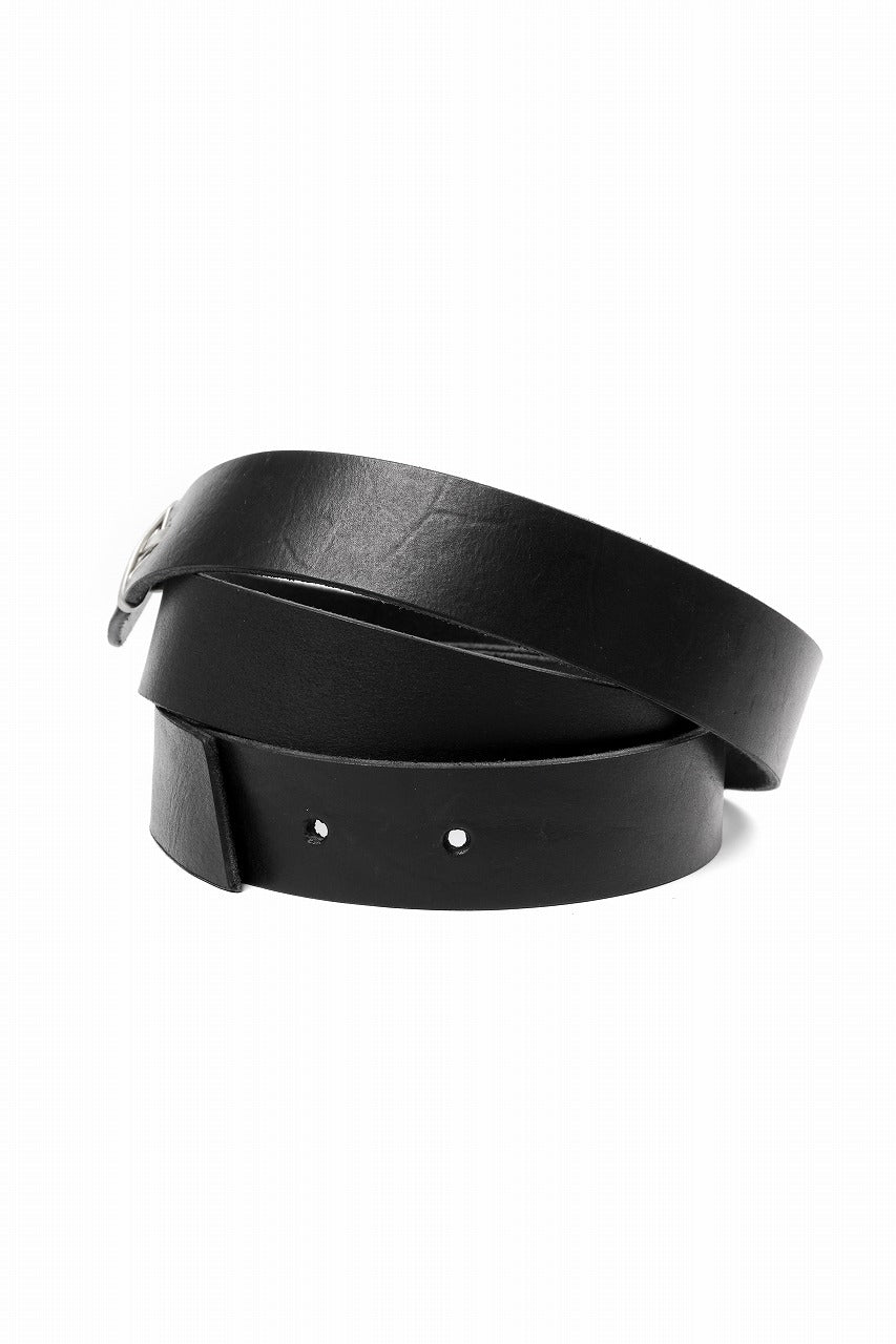 Load image into Gallery viewer, m.a+ double cross buckle medium belt / EX+1D GR3,0 (BLACK)