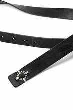 Load image into Gallery viewer, m.a+ double cross buckle medium belt / EX+1D GR3,0 (BLACK)