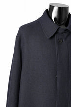 Load image into Gallery viewer, Y&#39;s for men  SOUTIEN COLLAR COAT / SMOOTH FLANNEL (NAVY)