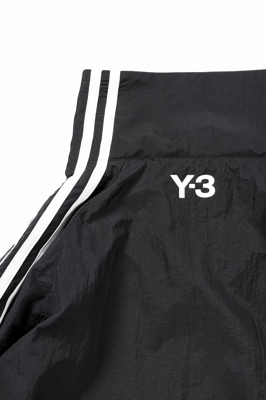 Y-3 Yohji Yamamoto 3 STRIPES LIGHT SHELL TRACK BLOUSON (BLACK)