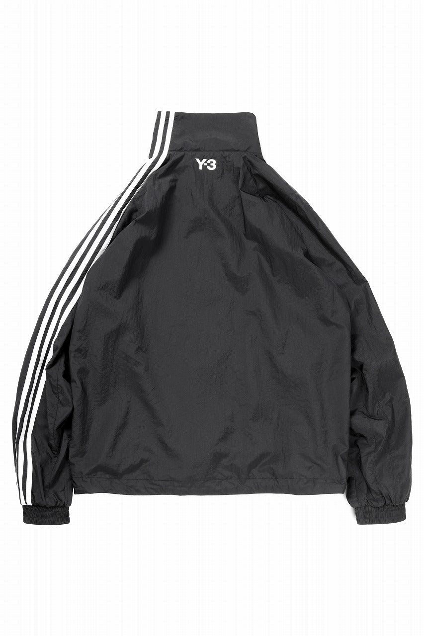 Y-3 Yohji Yamamoto 3 STRIPES LIGHT SHELL TRACK BLOUSON (BLACK)