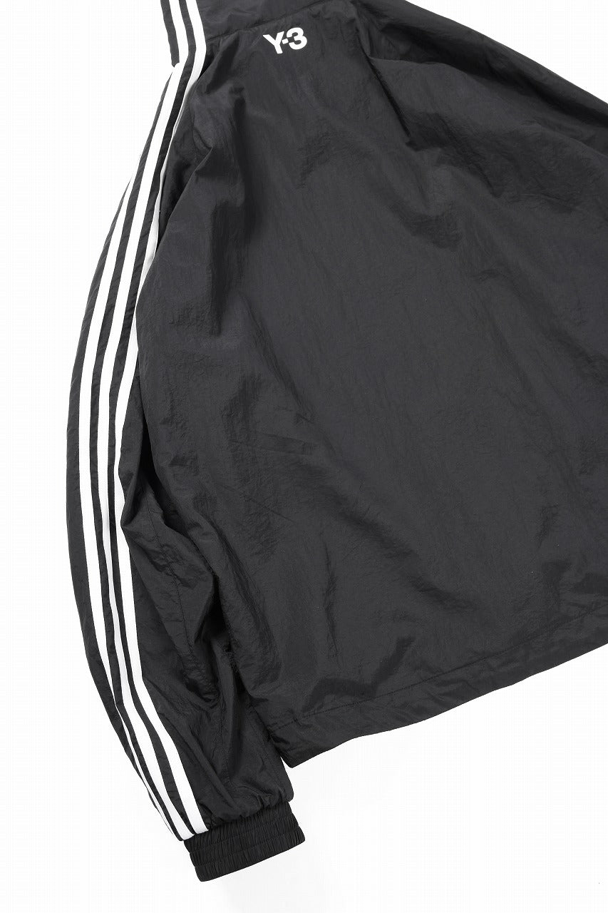 Y-3 Yohji Yamamoto 3 STRIPES LIGHT SHELL TRACK BLOUSON (BLACK)