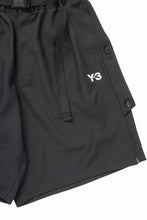 Load image into Gallery viewer, Y-3 Yohji Yamamoto SPORTS UNIFORM 3 STRIPES SHORTS (BLACK)