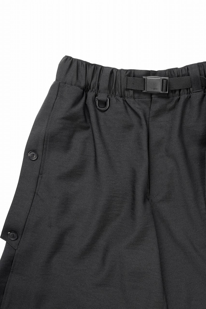 Y-3 Yohji Yamamoto SPORTS UNIFORM 3 STRIPES SHORTS (BLACK)