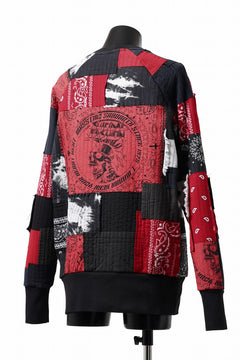 Load image into Gallery viewer, MASSIMO SABBADIN exclusive BORO SWEAT PULLOVER (red)