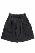 画像をギャラリービューアに読み込む, Y-3 Yohji Yamamoto WASH TWILL SHORTS (BLACK)