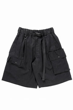 画像をギャラリービューアに読み込む, Y-3 Yohji Yamamoto WASH TWILL SHORTS (BLACK)