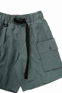 画像をギャラリービューアに読み込む, Y-3 Yohji Yamamoto WASH TWILL SHORTS (GREEN OXIDE)